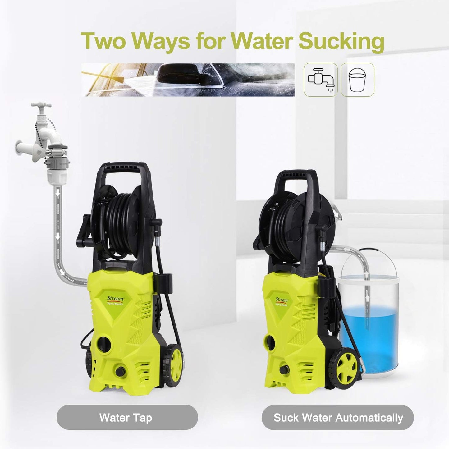 Stream Portable Pressure Washer 1650W 135Bar