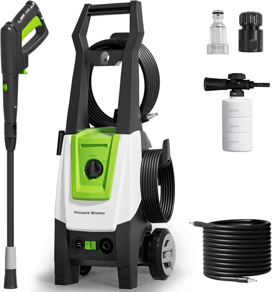 Stream Pressure Washer 2000W 160Bar with Adjustable Nozzle