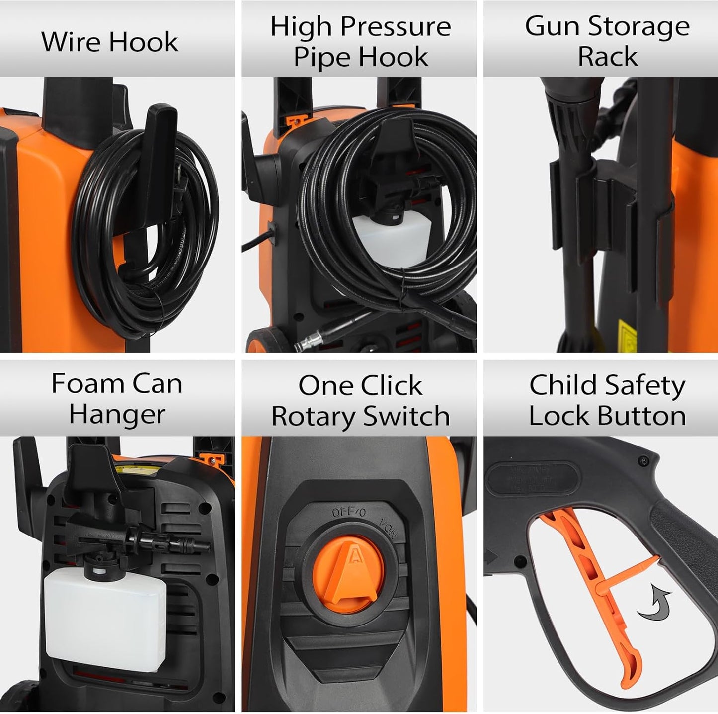 Pressure Washer 1600W 135Bar