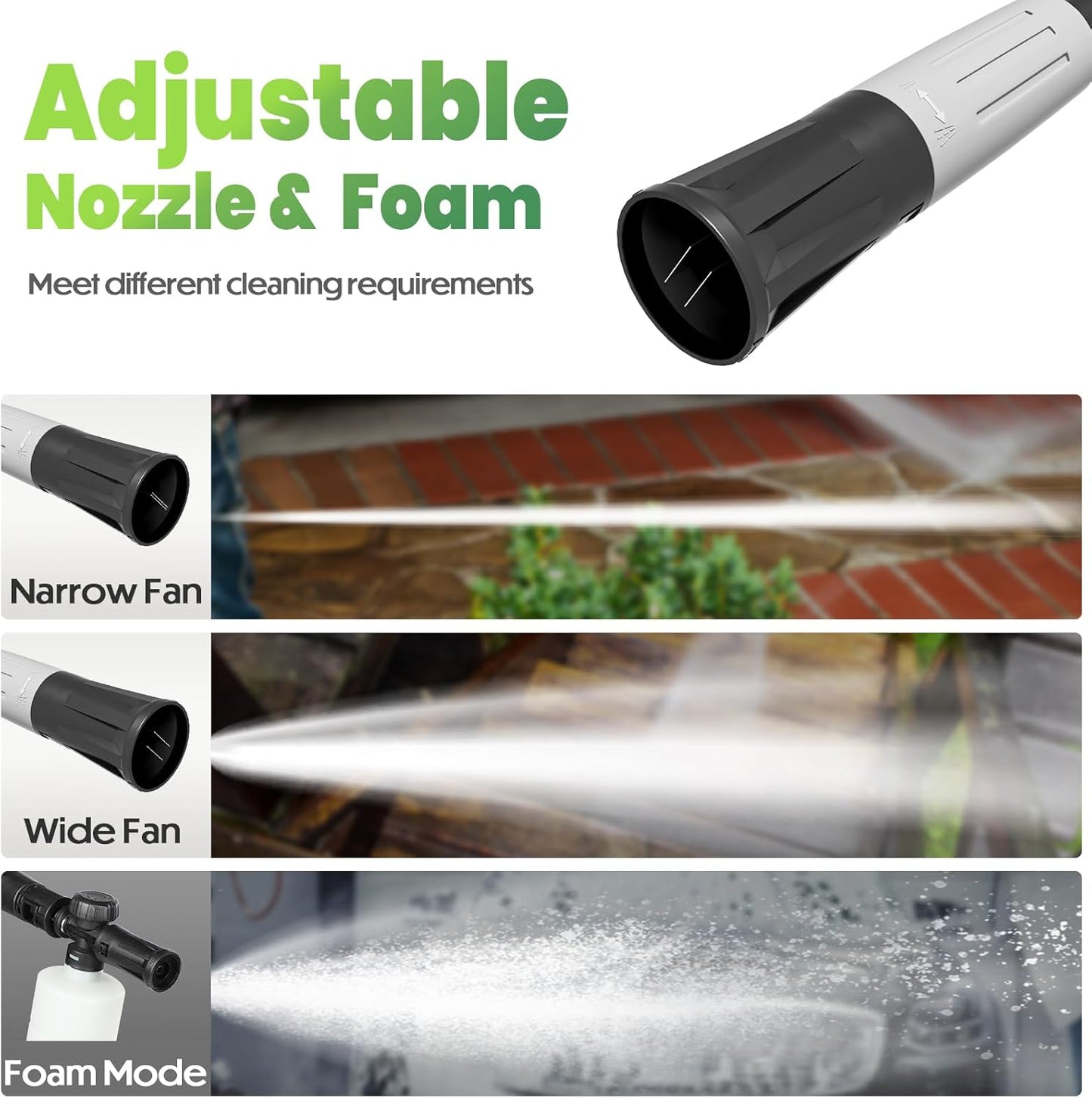 Stream 2000w 160Bar Pressure Washer with Adjustable Nozzle