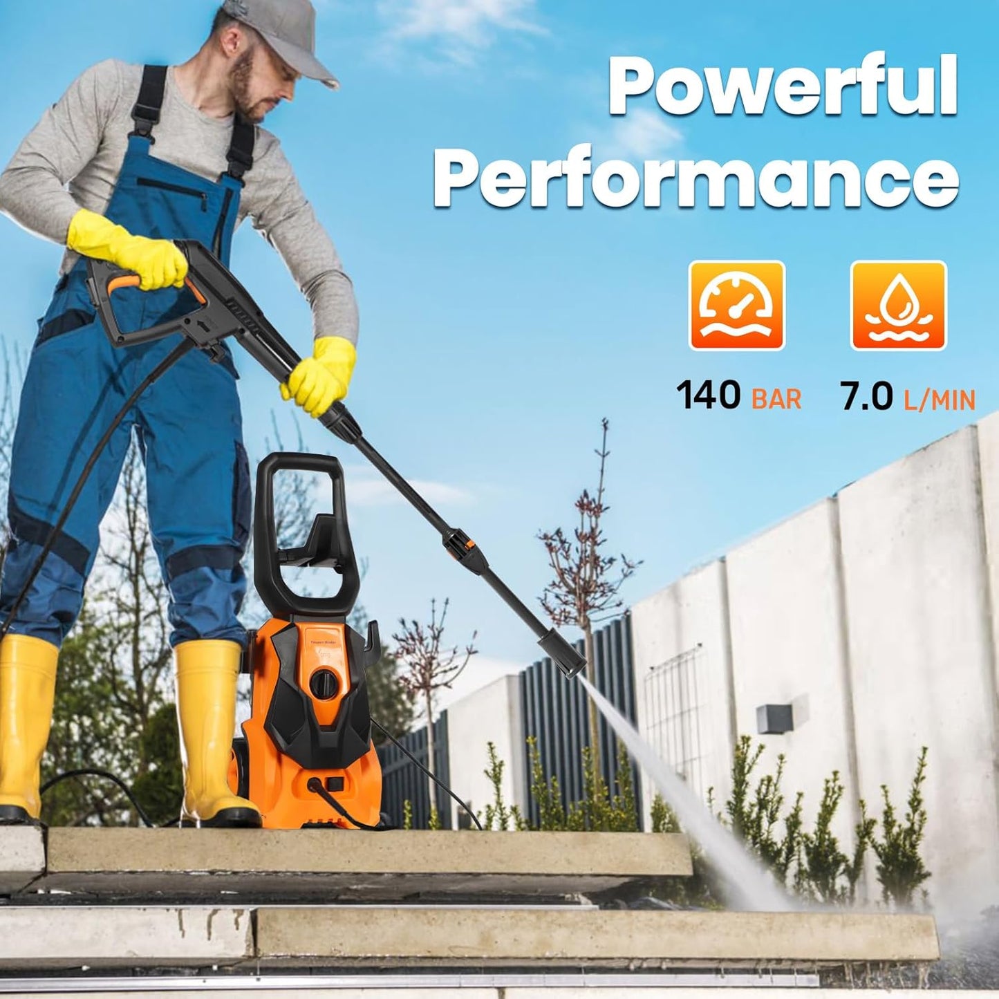 Stream Pressure Washer 1800w 140Bar