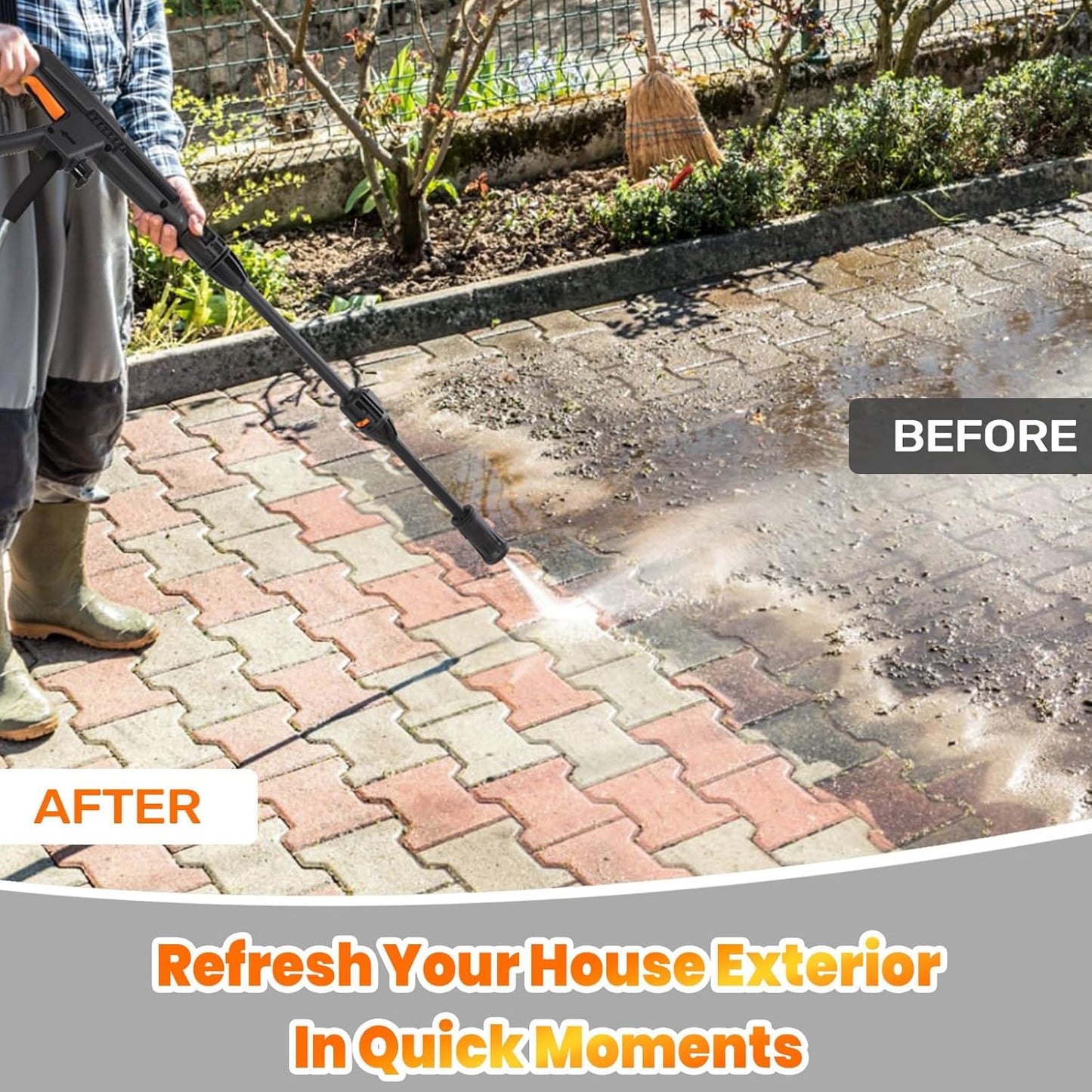 Stream Pressure Washer 1800w 140Bar