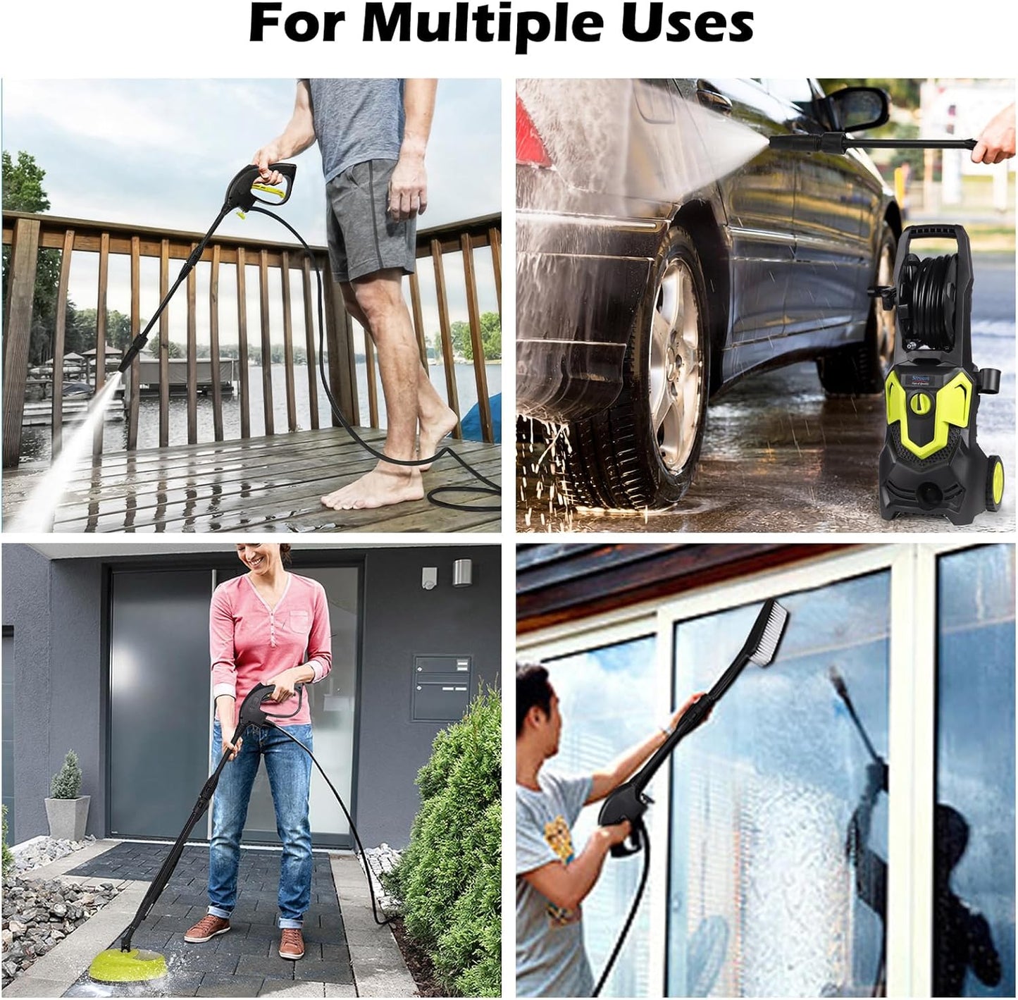 Stream Pressure Washer 1650W 135Bar