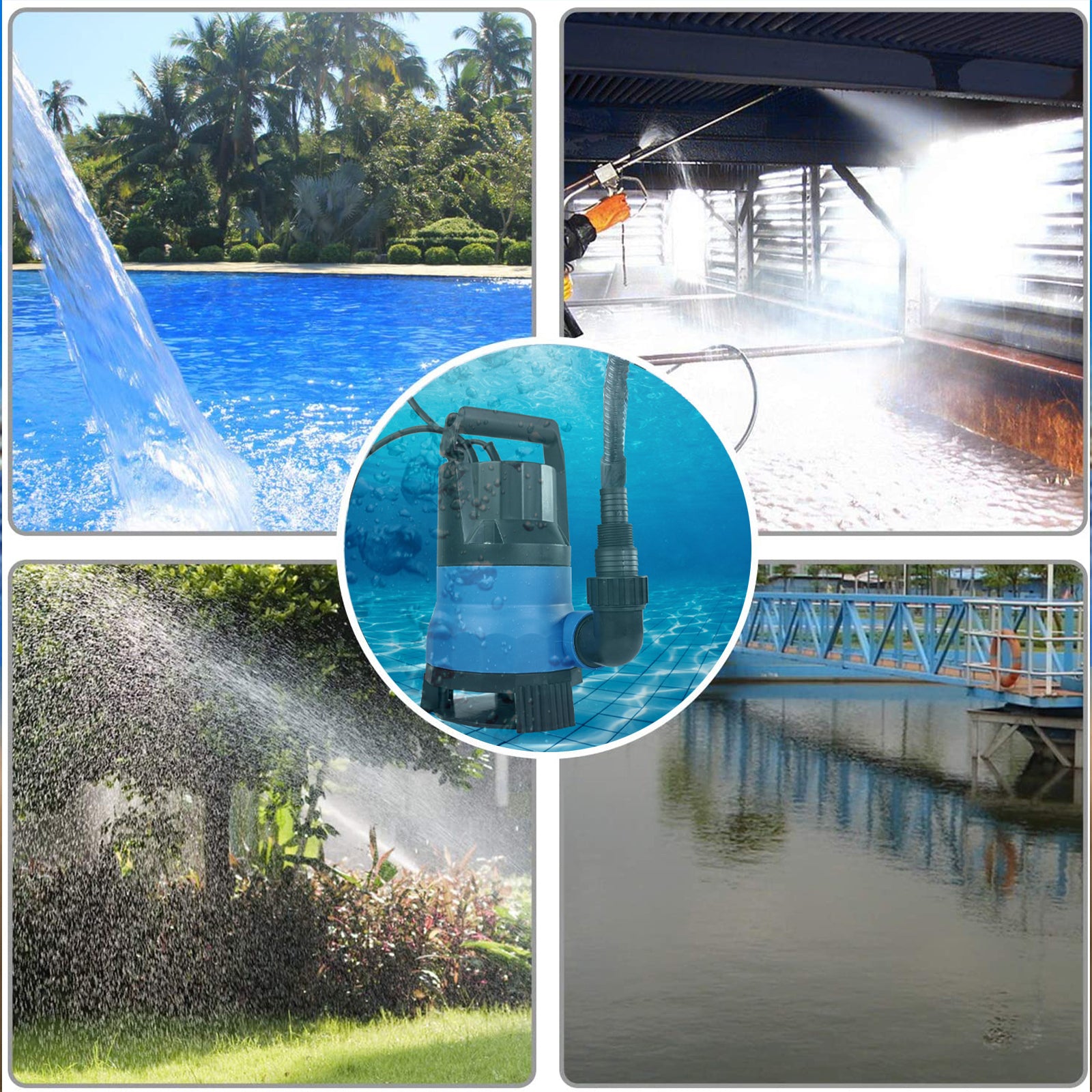 Stream 400W Submersible Pump with Float Switch