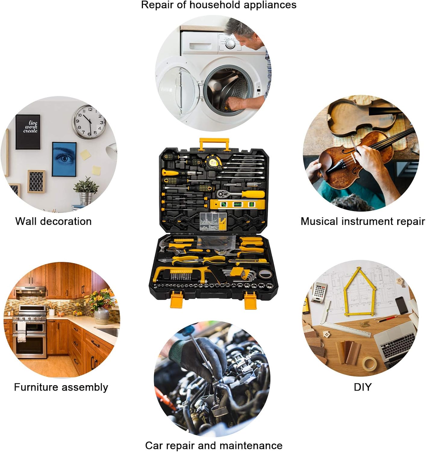 Stream 298 Pcs Home Tool Kit Set