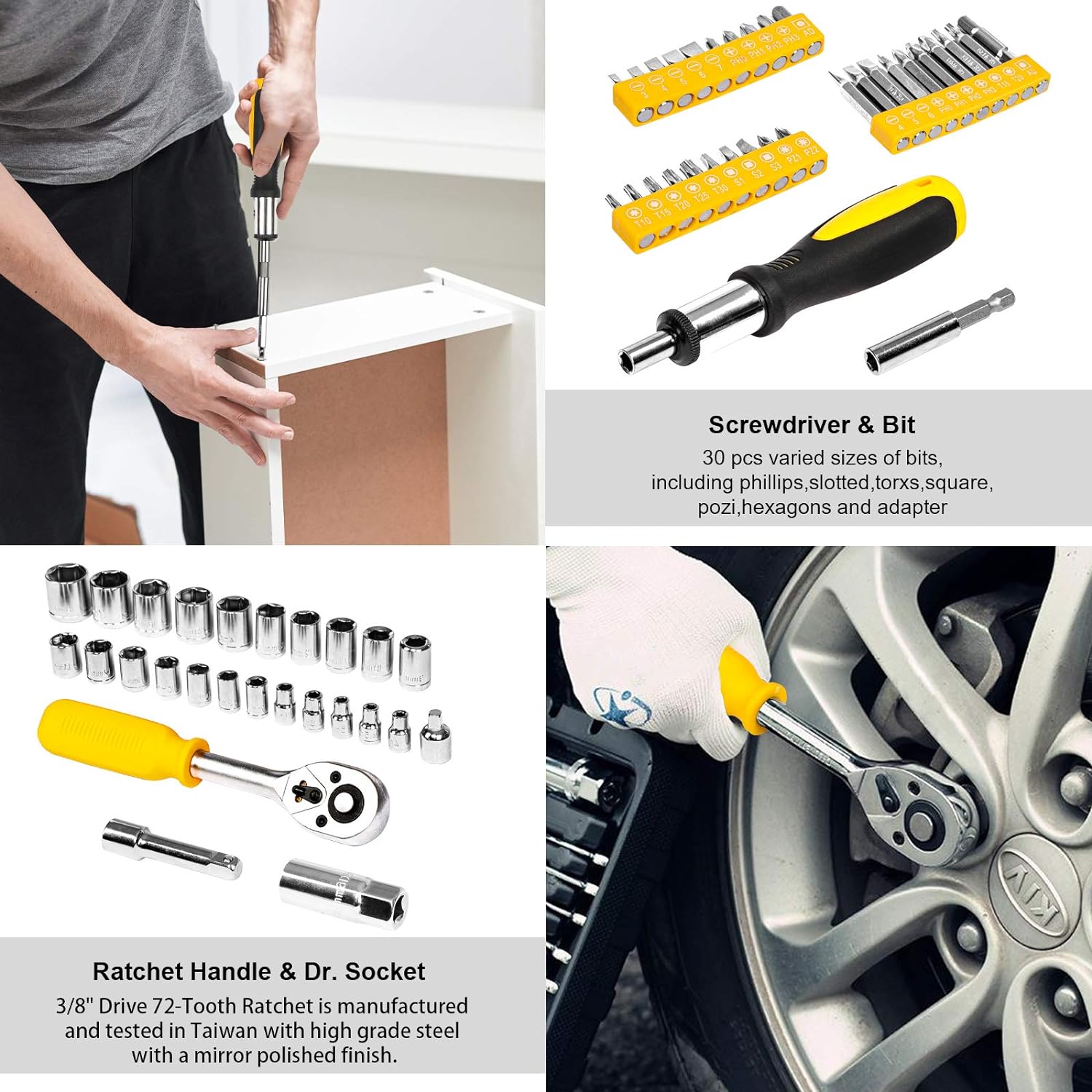 Stream 298 Pcs Home Tool Kit Set