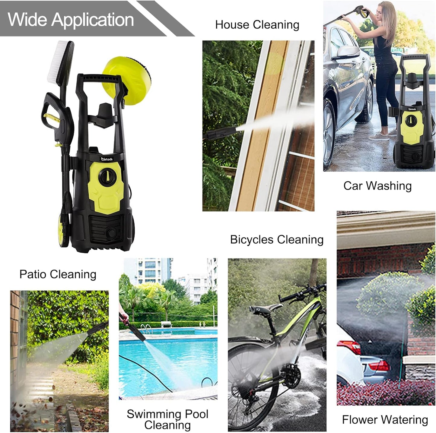 Stream Electric Jet Washer 1650W 135Bar 420L/H