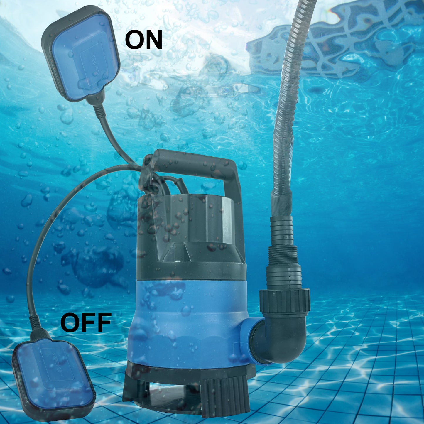 Stream 750W Submersible Pump with Float Switch