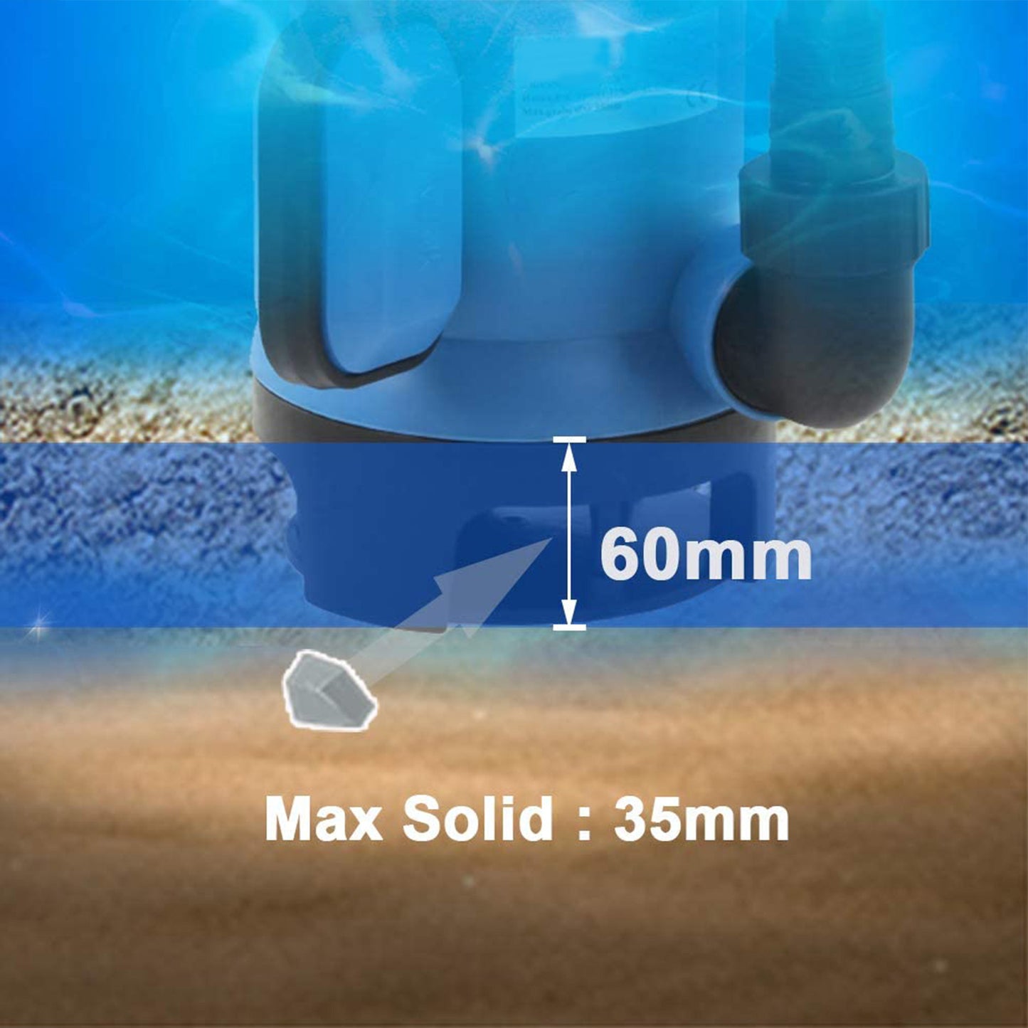 Stream 750W Submersible Pump with Float Switch