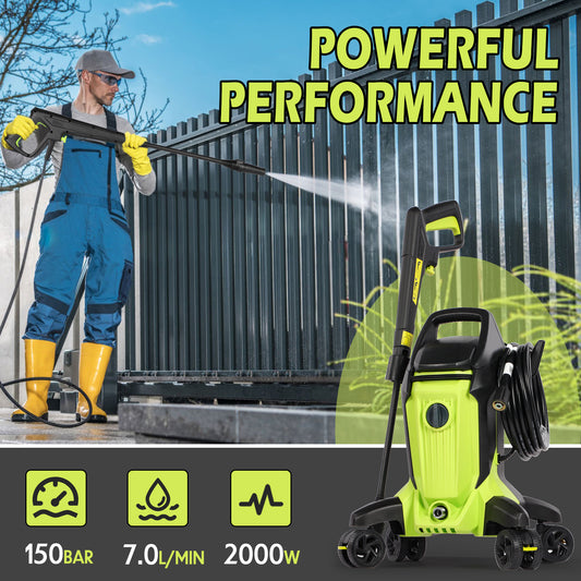 Stream Electric Pressure Washers 2000w 150Bar New Model