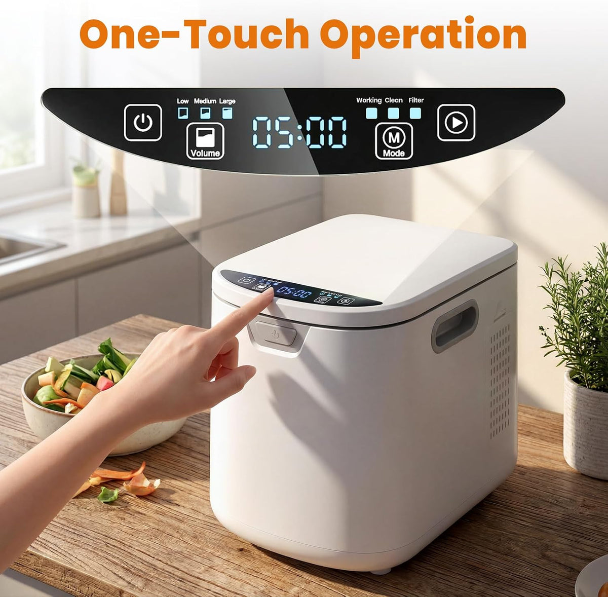 4L Electric Composter