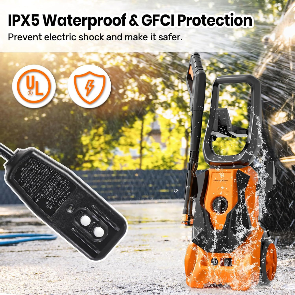 Electric Pressure Washer 3000 PSI 2.4 GPM