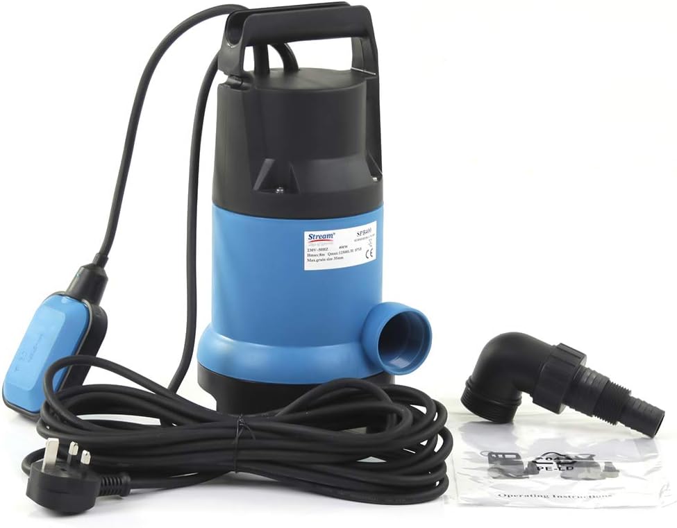 Stream Pump Stream Submersible Pump with Float Switch 400W – Stream-UK