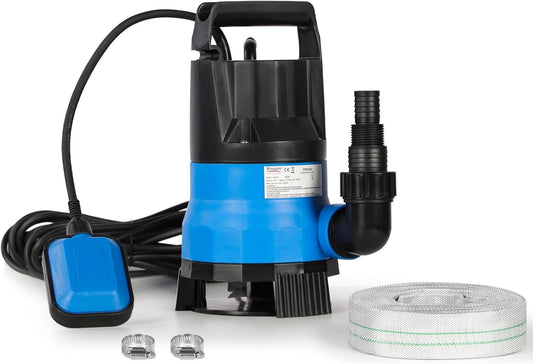 Stream Submersible Water Pump with Hose 400W