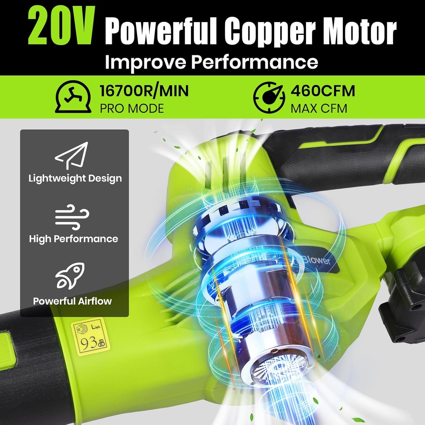 Stream Leaf Blower Cordless